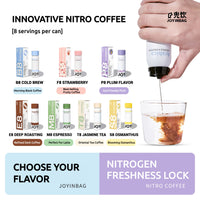 [4/6/7 Cans Combo]JOYINBAG Nitro Americano, Espresso, Strawberry, Osmanthus, Jasmine Green Tea Flavored Coffee 60g/Can